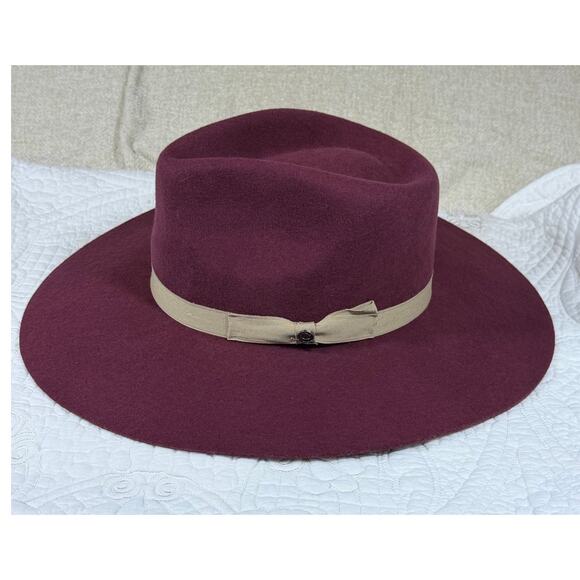 Charlie 1 Horse Women\'s Maroon Large NWT Highway Wool Felt Western Cowboy Hat main image 7